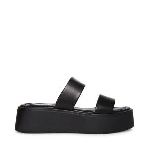 Steve Madden Dorian Sandaler Dame Svarte | SM-597WO