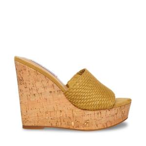 Steve Madden Elenora Tan Sandaler Dame Brune | SM-413DE