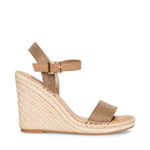 Steve Madden Gamora Taupe Sandaler Dame Grå Brune Multicolor | SM-917AC