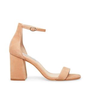 Steve Madden Gracelynn Camel Nubuck Heel Høye Hæler Dame Brune | SM-483YU