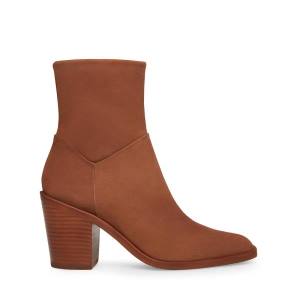 Steve Madden Harmen Nubuck Ankelstøvletter Dame Brune | SM-068JI