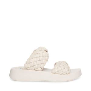 Steve Madden Helsa Bone Sandaler Dame Beige | SM-827KG