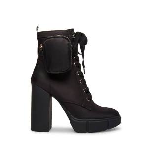 Steve Madden Herrick Ankelstøvletter Dame Svarte | SM-687IP