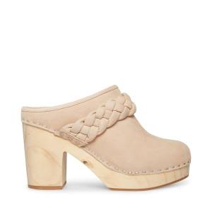 Steve Madden Highland Tan Nubuck Heel Høye Hæler Dame Brune | SM-450TQ