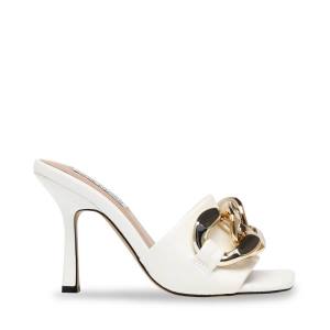 Steve Madden Jamilla Heel Høye Hæler Dame Hvite | SM-539DG