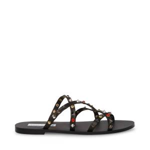 Steve Madden Kelsey Sandaler Dame Svarte Multicolor | SM-820PJ