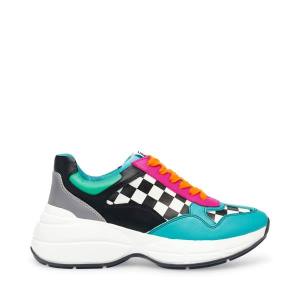 Steve Madden Leader Bright Joggesko Dame Lyse Multicolor | SM-104HG