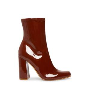 Steve Madden Lynden Cognac Ankelstøvletter Dame Mørke Brune | SM-258AU