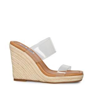 Steve Madden Mackie Sandaler Dame Clear | SM-794FS