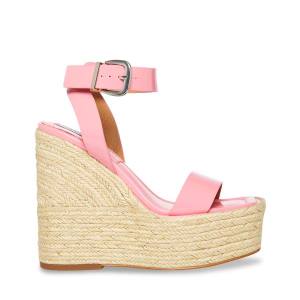 Steve Madden Mallandra Patent Sandaler Dame Rosa | SM-137XH