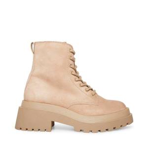 Steve Madden Malvina Taupe Semsket Skinn Ankelstøvletter Dame Grå Brune | SM-793XC