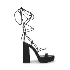 Steve Madden Manzie Heel Høye Hæler Dame Svarte | SM-295LN