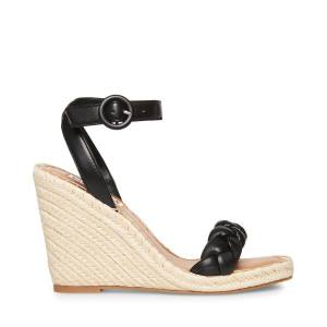 Steve Madden Novah Sandaler Dame Svarte | SM-401TD