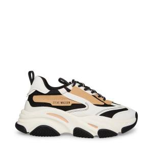 Steve Madden Possession Tan Joggesko Dame Svarte Brune | SM-863NH