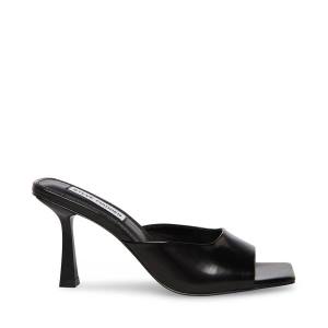 Steve Madden Rae Heel Høye Hæler Dame Svarte | SM-056JG