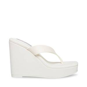 Steve Madden Refined Sandaler Dame Hvite | SM-971VT