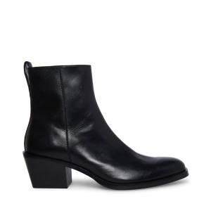 Steve Madden Richie Lær Støvler Herre Svarte | SM-351XP