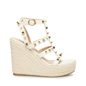 Steve Madden Sallina Sandaler Dame Hvite | SM-054RA