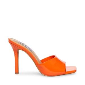 Steve Madden Signal Patent Heel Høye Hæler Dame Oransje | SM-960JK