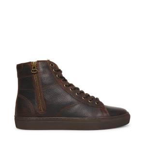 Steve Madden Slash Lær Joggesko Herre Brune | SM-291CV