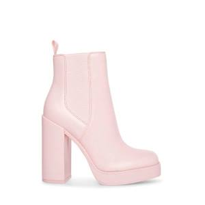 Steve Madden Triple Lær Ankelstøvletter Dame Rosa | SM-478BJ