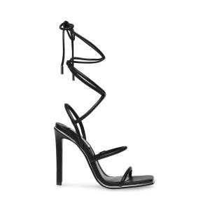 Steve Madden Unfold Heel Høye Hæler Dame Svarte | SM-846VG