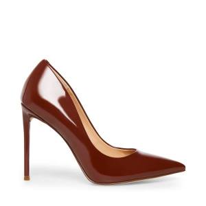 Steve Madden Vala Cognac Heel Høye Hæler Dame Mørke Brune | SM-126WU