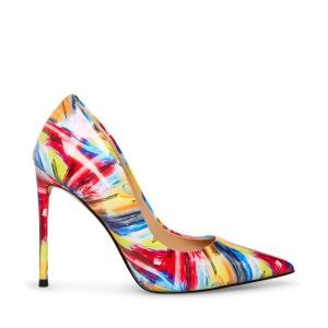 Steve Madden Vala Heel Høye Hæler Dame Gul Multicolor | SM-651CR