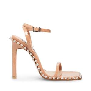 Steve Madden Zelle Camel Heel Høye Hæler Dame Brune Multicolor | SM-392YO